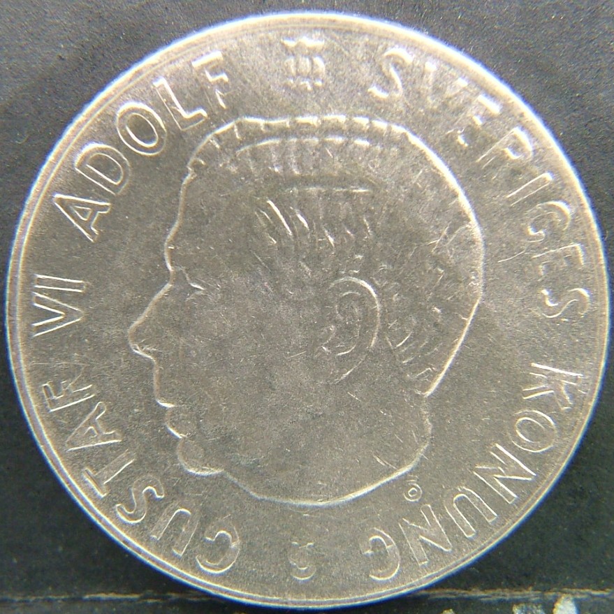 Back side of 🇸🇪 SWEDEN – Nordic Numismatic Legacy 1 Krona 1960 coin