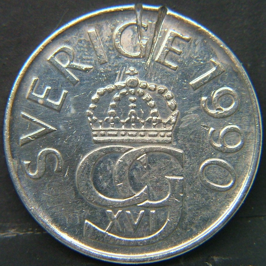 Back side of 🇸🇪 SWEDEN – Nordic Numismatic Legacy 5 Kronor 1990 coin