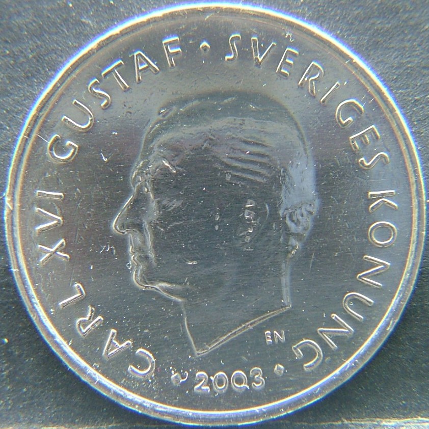 Front side of 🇸🇪 SWEDEN – Nordic Numismatic Legacy 1 Krona 2003 coin