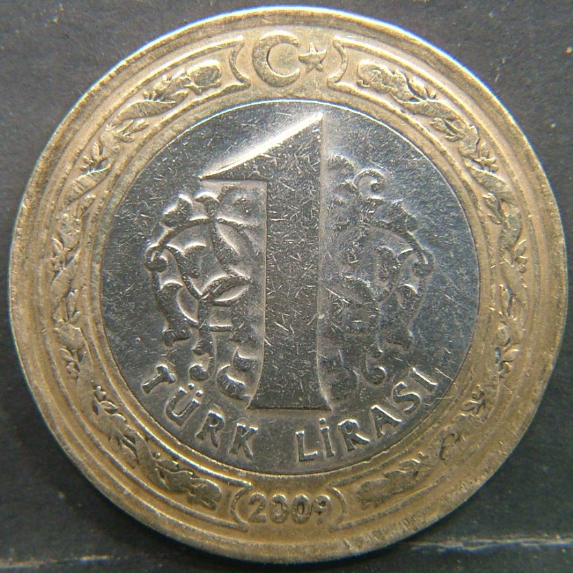 Additional view 2 of 🇹🇷 TURKEY – Ottoman Echoes in Modern Lira 1 Lira 2009 coin