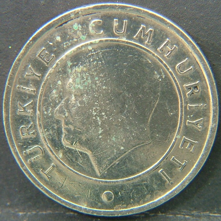 Back side of 🇹🇷 TURKEY – Ottoman Echoes in Modern Lira 25 Kurus 2010 coin
