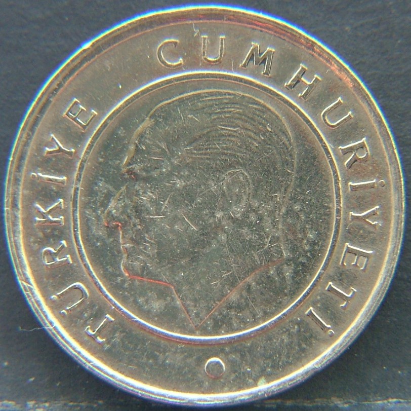 Front side of 🇹🇷 TURKEY – Ottoman Echoes in Modern Lira 25 Kurus 2014 coin