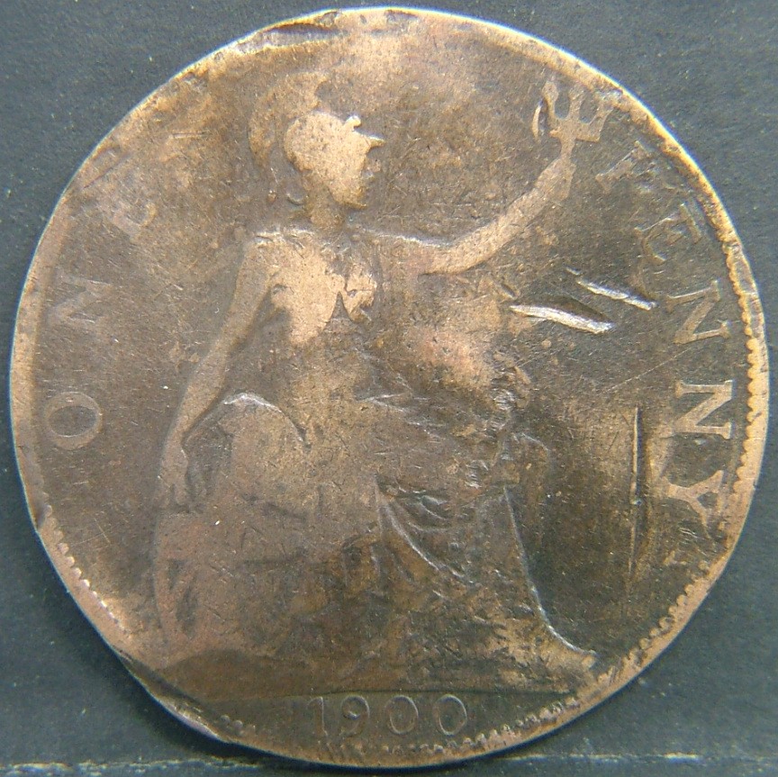 Back side of 🇬🇧 United Kingdom – Monarchs and Milestones 1 Penny 1900 coin