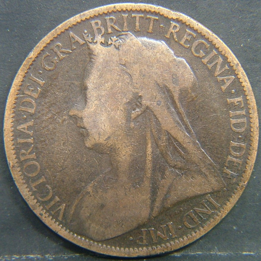 Back side of 🇬🇧 United Kingdom – Monarchs and Milestones 1 Penny 1900 coin