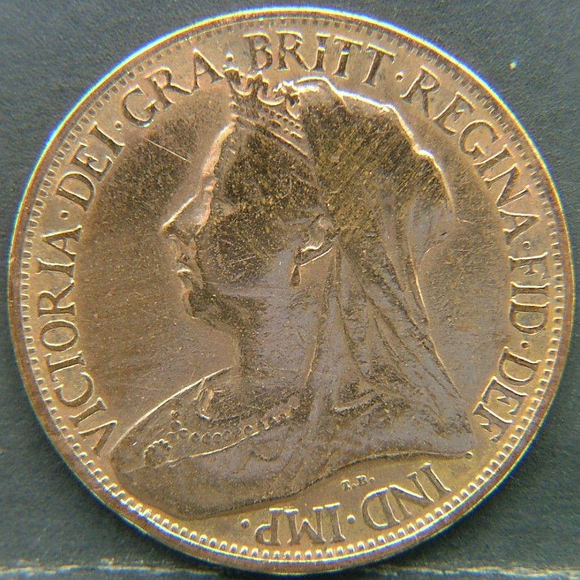Back side of 🇬🇧 United Kingdom – Monarchs and Milestones Farthing 1901 coin