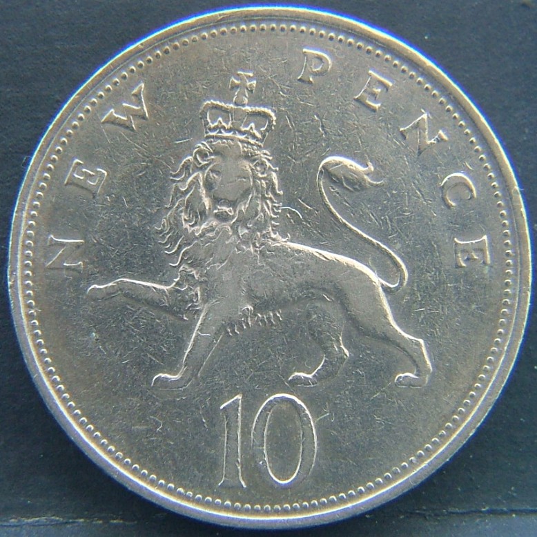 Additional view 1 of 🇬🇧 GREAT BRITAIN – Monarchs and Milestones 10 Pence 1968 coin