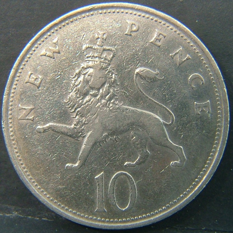 Additional view 2 of 🇬🇧 GREAT BRITAIN – Monarchs and Milestones 10 Pence 1968 coin