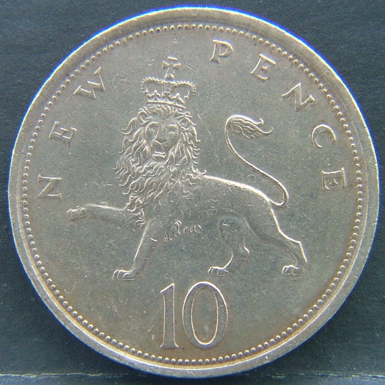 Additional view 1 of 🇬🇧 GREAT BRITAIN – Monarchs and Milestones 10 Pence 1975 coin