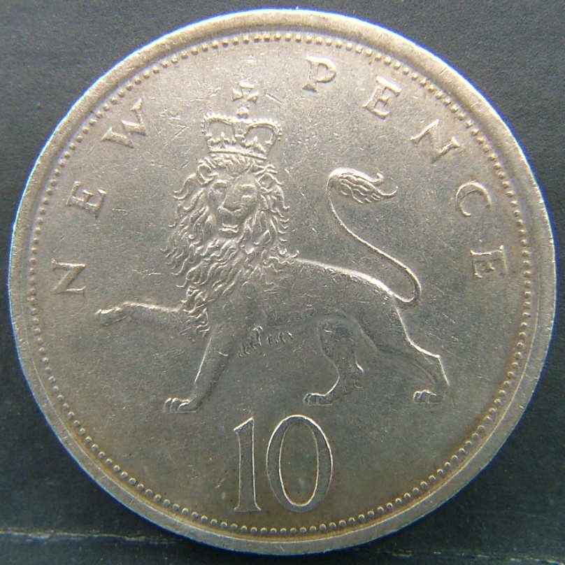 Additional view 2 of 🇬🇧 GREAT BRITAIN – Monarchs and Milestones 10 Pence 1975 coin
