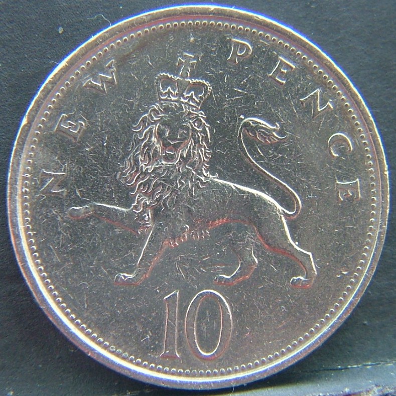 Additional view 1 of 🇬🇧 GREAT BRITAIN – Monarchs and Milestones 10 Pence 1977 coin
