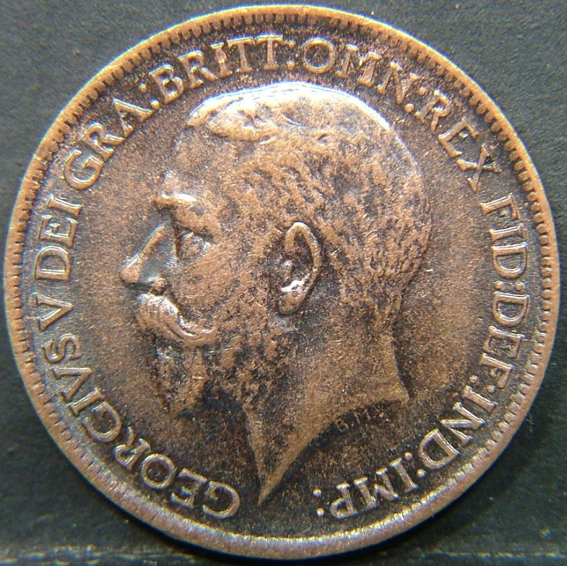 Back side of 🇬🇧 United Kingdom – Monarchs and Milestones Farthing 1912 coin