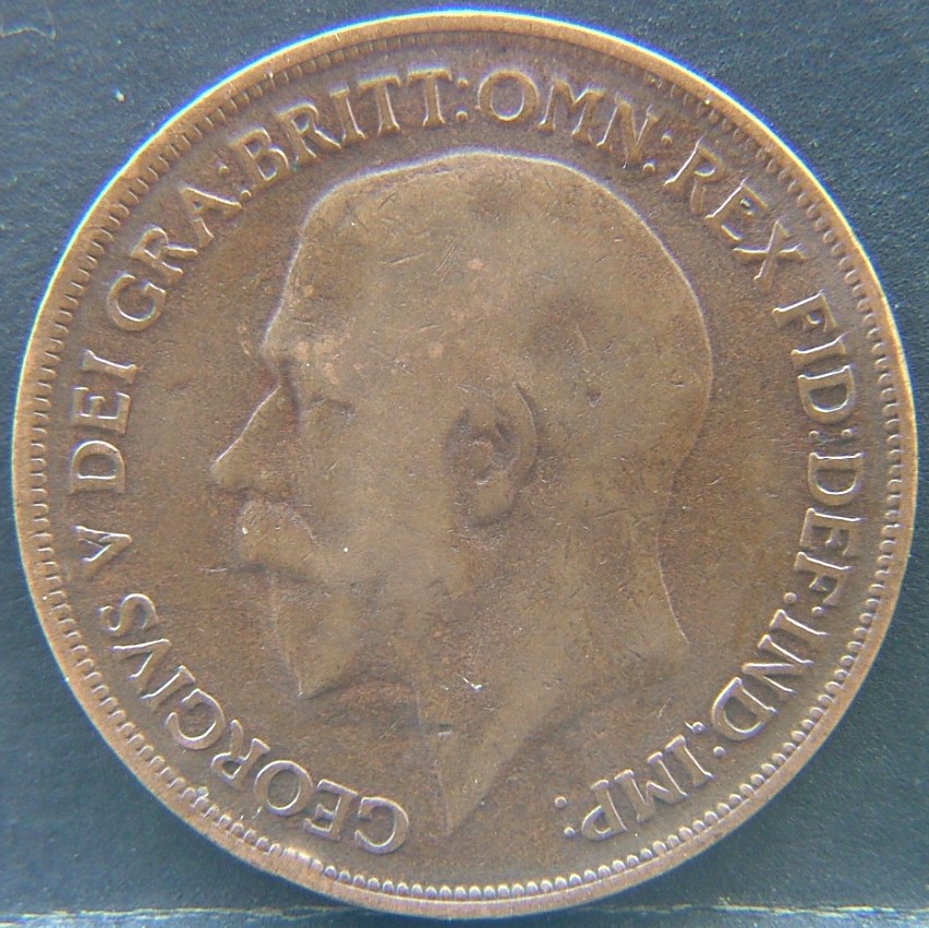 Back side of 🇬🇧 United Kingdom – Monarchs and Milestones 1 Penny 1917 coin