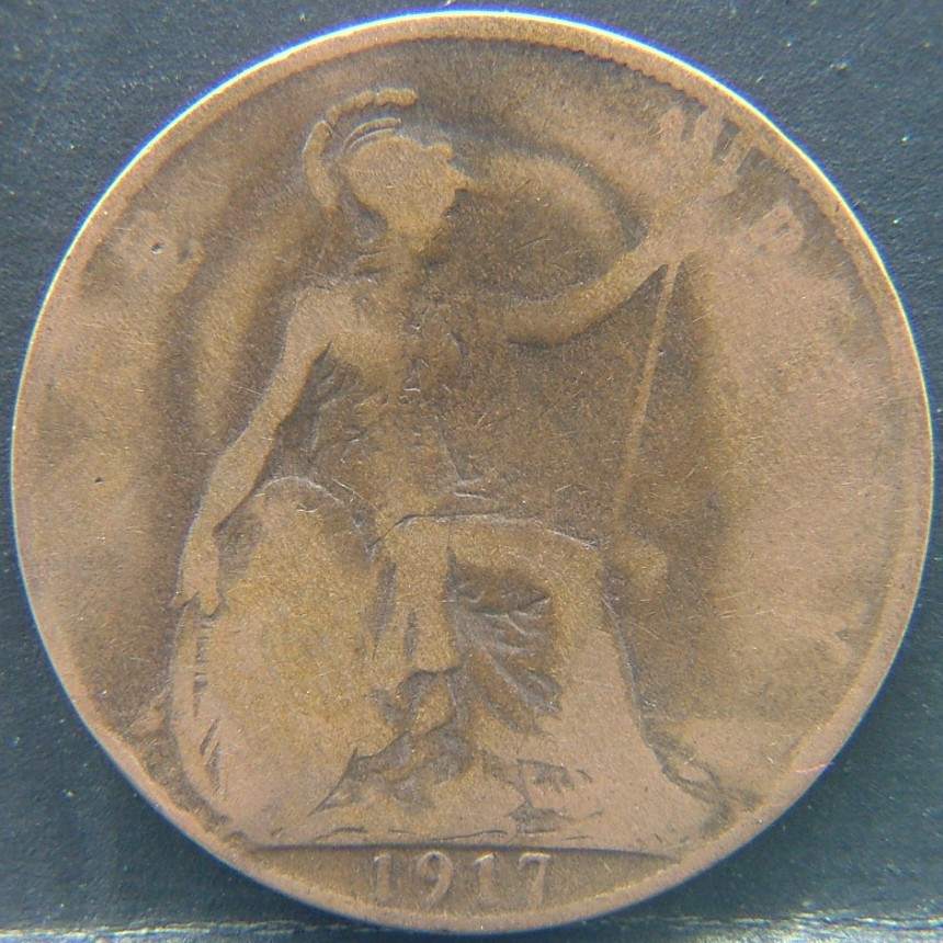 Additional view 1 of 🇬🇧 United Kingdom – Monarchs and Milestones 1 Penny 1917 coin