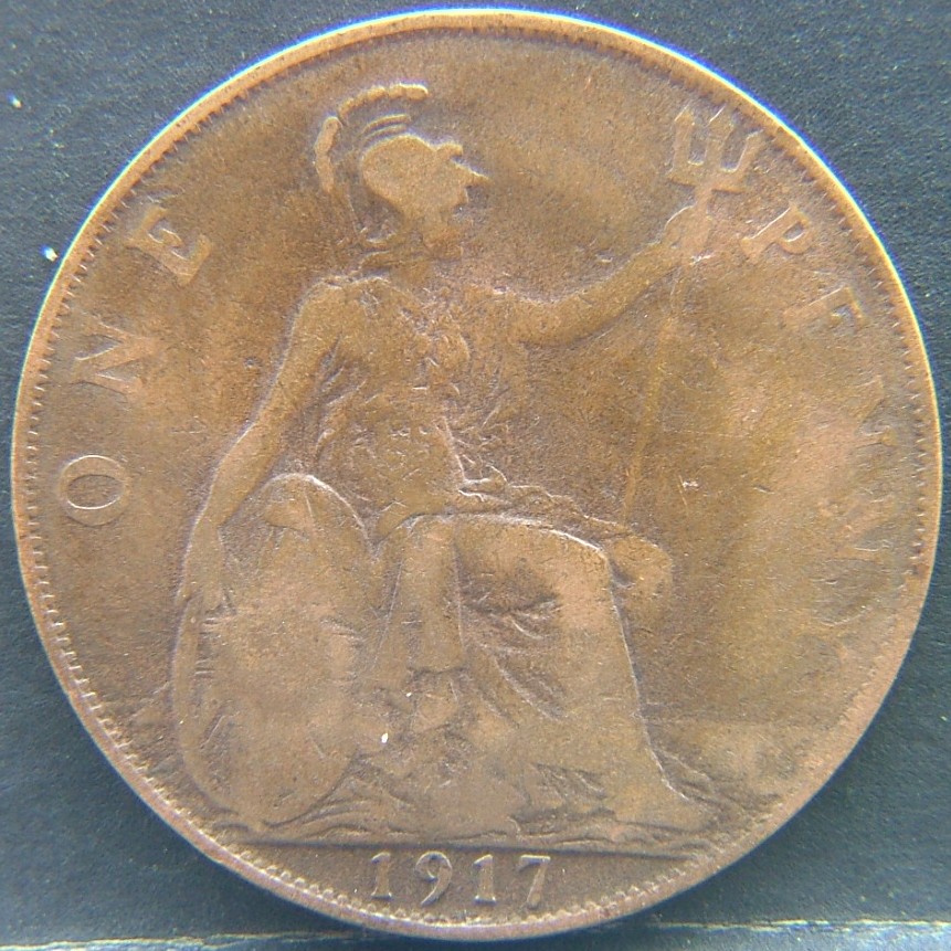 Additional view 1 of 🇬🇧 United Kingdom – Monarchs and Milestones 1 Penny 1917 coin