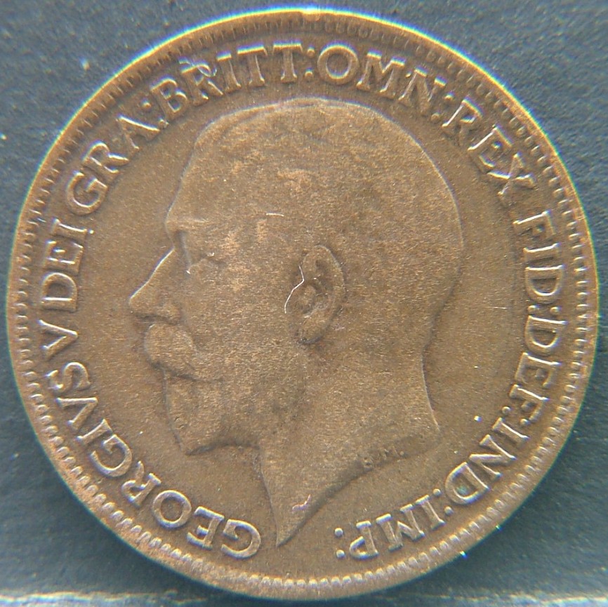 Back side of 🇬🇧 United Kingdom – Monarchs and Milestones 1 Farthing 1918 coin