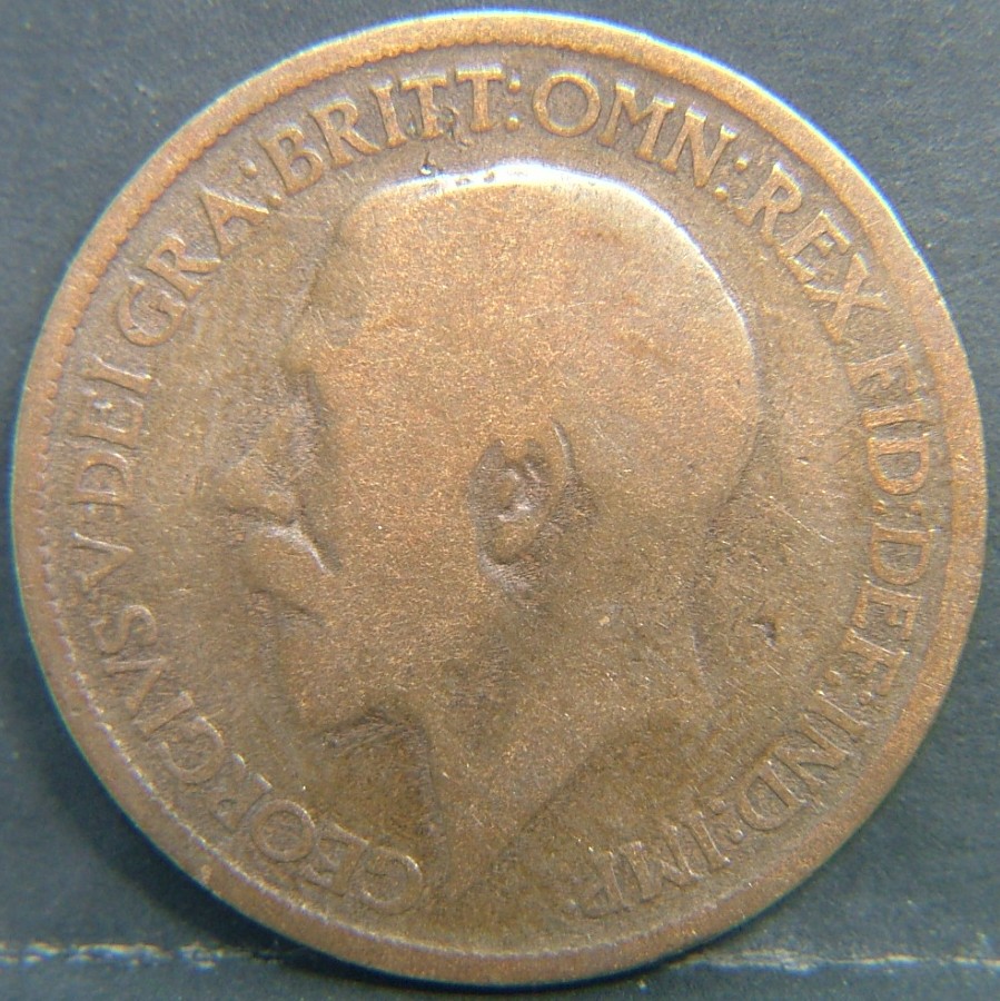 Back side of 🇬🇧 United Kingdom – Monarchs and Milestones Half Penny 1918 coin
