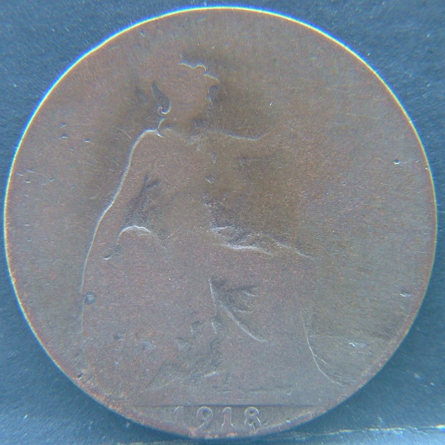 Additional view 1 of 🇬🇧 United Kingdom – Monarchs and Milestones Half Penny 1918 coin