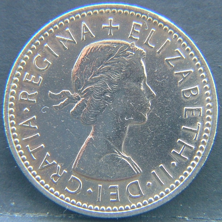 Front side of 🇬🇧 GREAT BRITAIN – Monarchs and Milestones 1 Shilling Scot 1956 coin