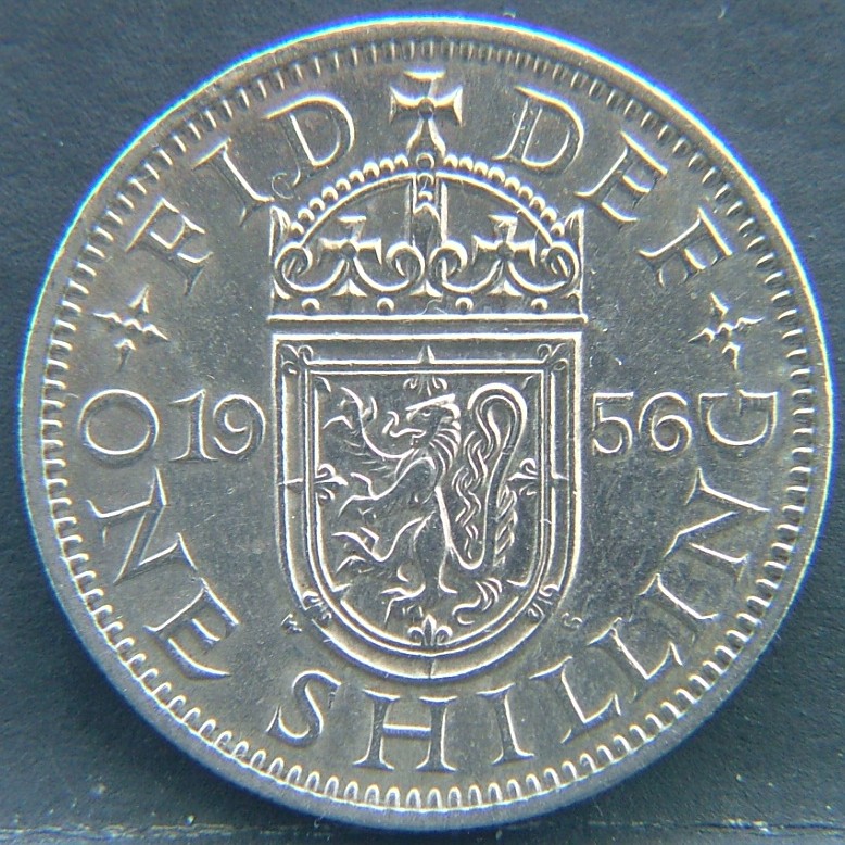 Additional view 1 of 🇬🇧 GREAT BRITAIN – Monarchs and Milestones 1 Shilling Scot 1956 coin