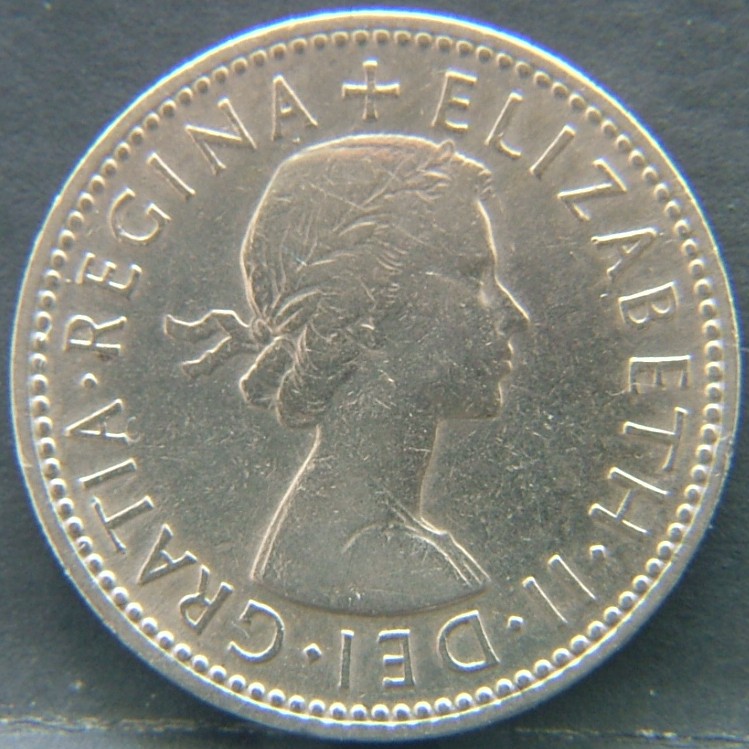 Front side of 🇬🇧 GREAT BRITAIN – Monarchs and Milestones 1 Shilling Scot 1954 coin