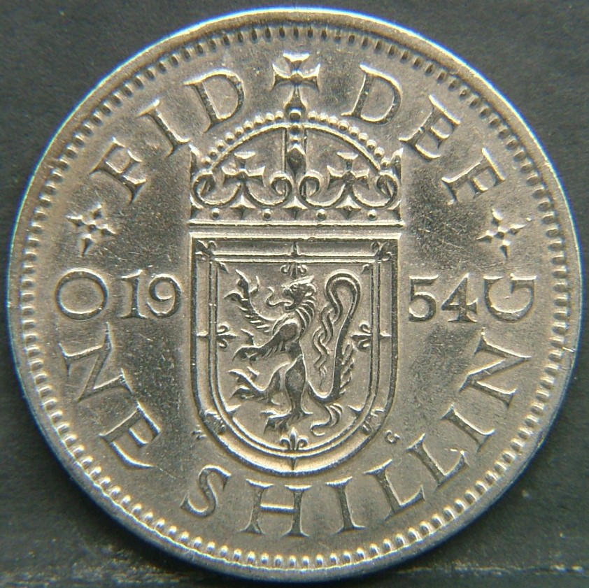 Additional view 2 of 🇬🇧 GREAT BRITAIN – Monarchs and Milestones 1 Shilling Scot 1954 coin