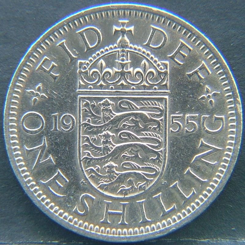 Additional view 1 of 🇬🇧 GREAT BRITAIN – Monarchs and Milestones 1 Shilling Eng 1955 coin