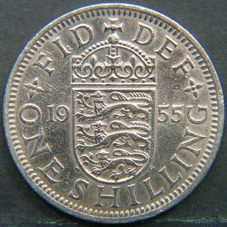 Additional view 2 of 🇬🇧 GREAT BRITAIN – Monarchs and Milestones 1 Shilling Eng 1955 coin