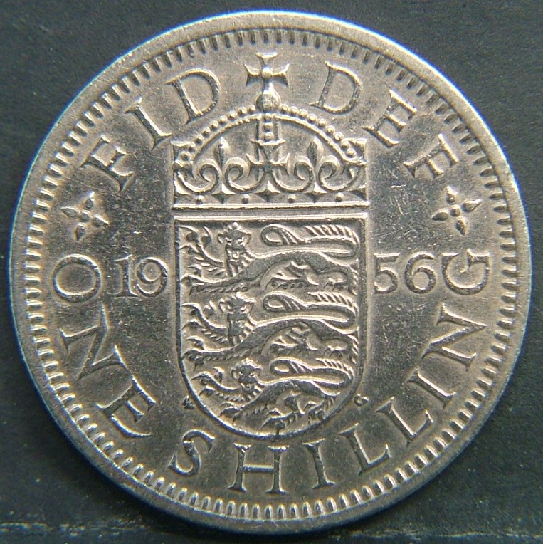 Additional view 2 of 🇬🇧 GREAT BRITAIN – Monarchs and Milestones 1 Shilling Eng 1956 coin