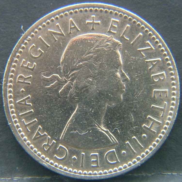 Front side of 🇬🇧 GREAT BRITAIN – Monarchs and Milestones 1 Shilling Eng 1961 coin