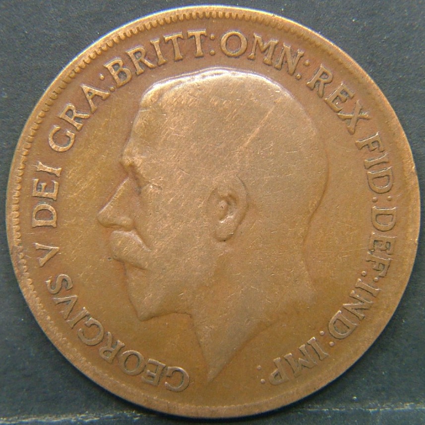 Back side of 🇬🇧 United Kingdom – Monarchs and Milestones 1 Penny 1921 coin