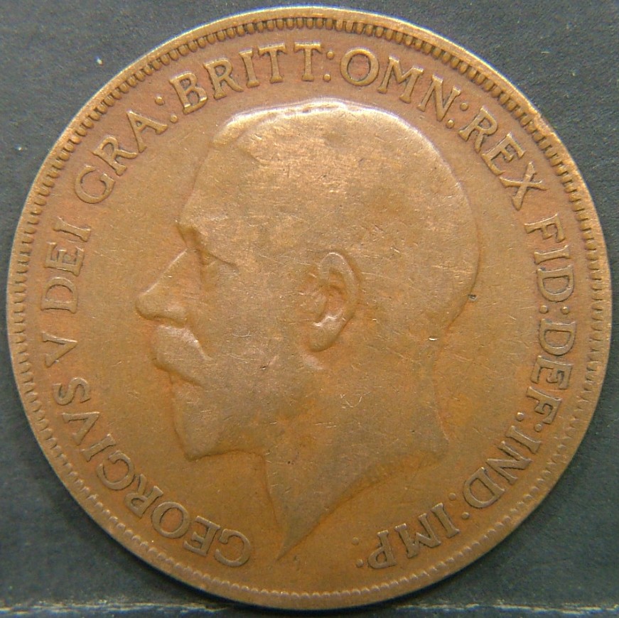 Back side of 🇬🇧 United Kingdom – Monarchs and Milestones 1 Penny 1921 coin