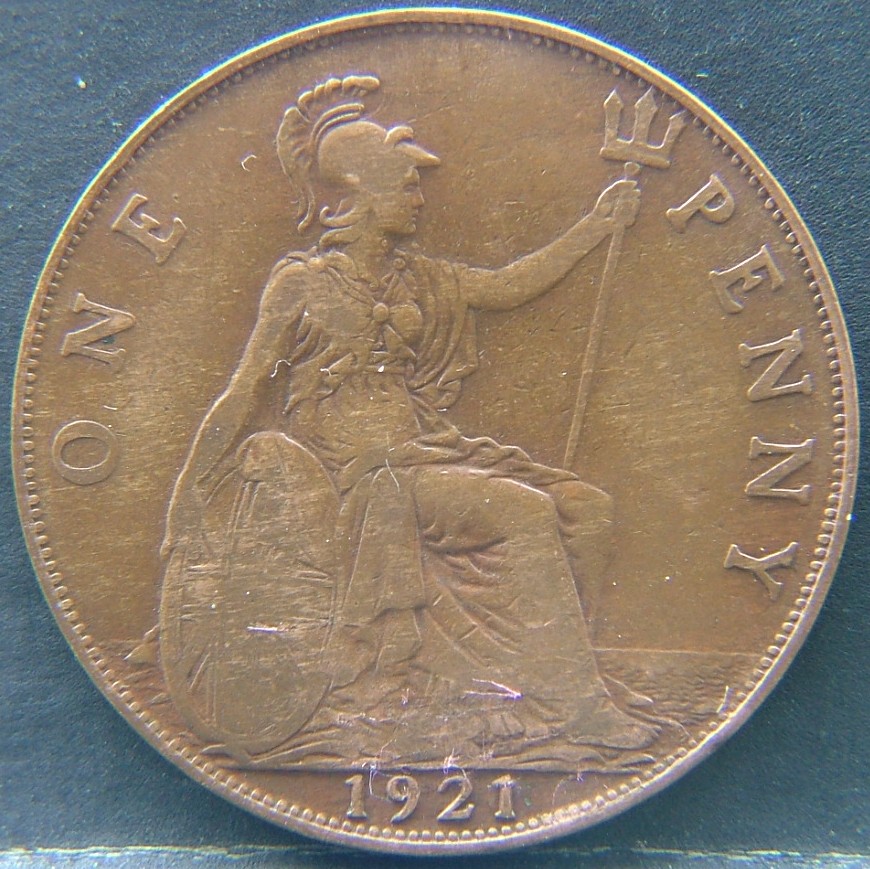 Additional view 1 of 🇬🇧 United Kingdom – Monarchs and Milestones 1 Penny 1921 coin