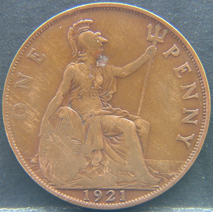 Additional view 1 of 🇬🇧 United Kingdom – Monarchs and Milestones 1 Penny 1921 coin