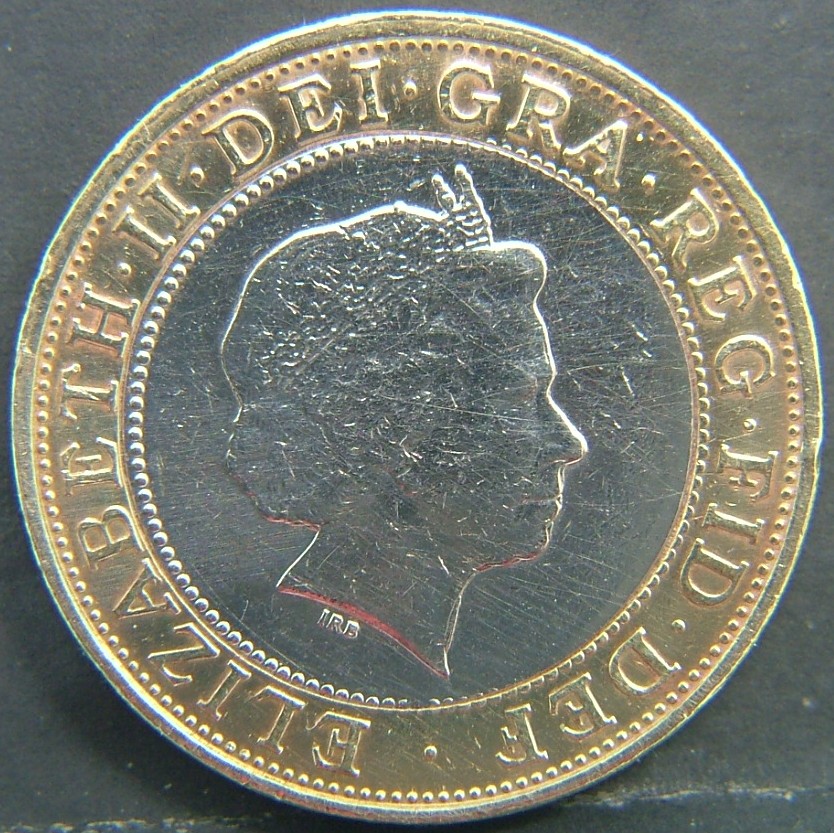 Back side of 🇬🇧 GREAT BRITAIN – Monarchs and Milestones 2 Pounds 2006 coin