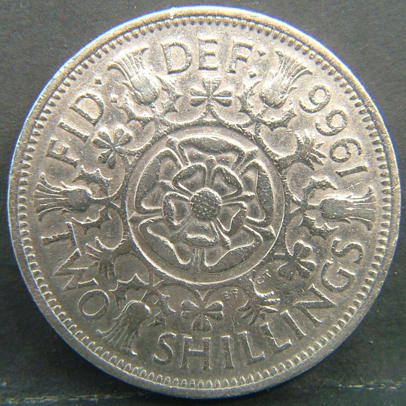 Additional view 2 of 🇬🇧 GREAT BRITAIN – Monarchs and Milestones 2 Shillings 1966 coin