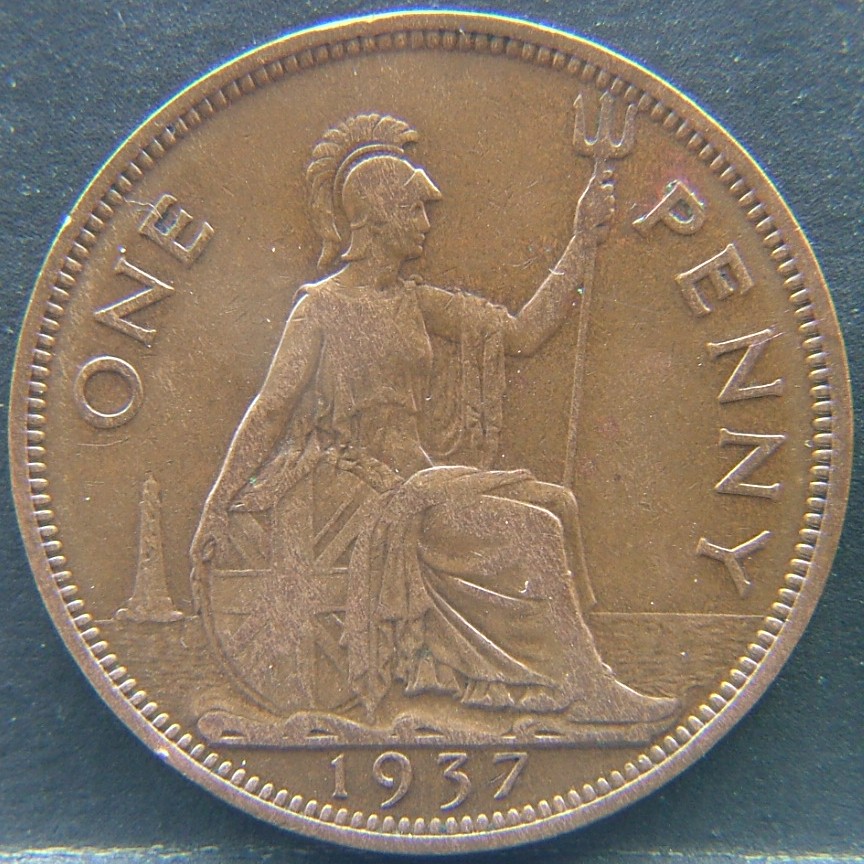 Additional view 1 of 🇬🇧 United Kingdom – Monarchs and Milestones 1 Penny 1937 coin