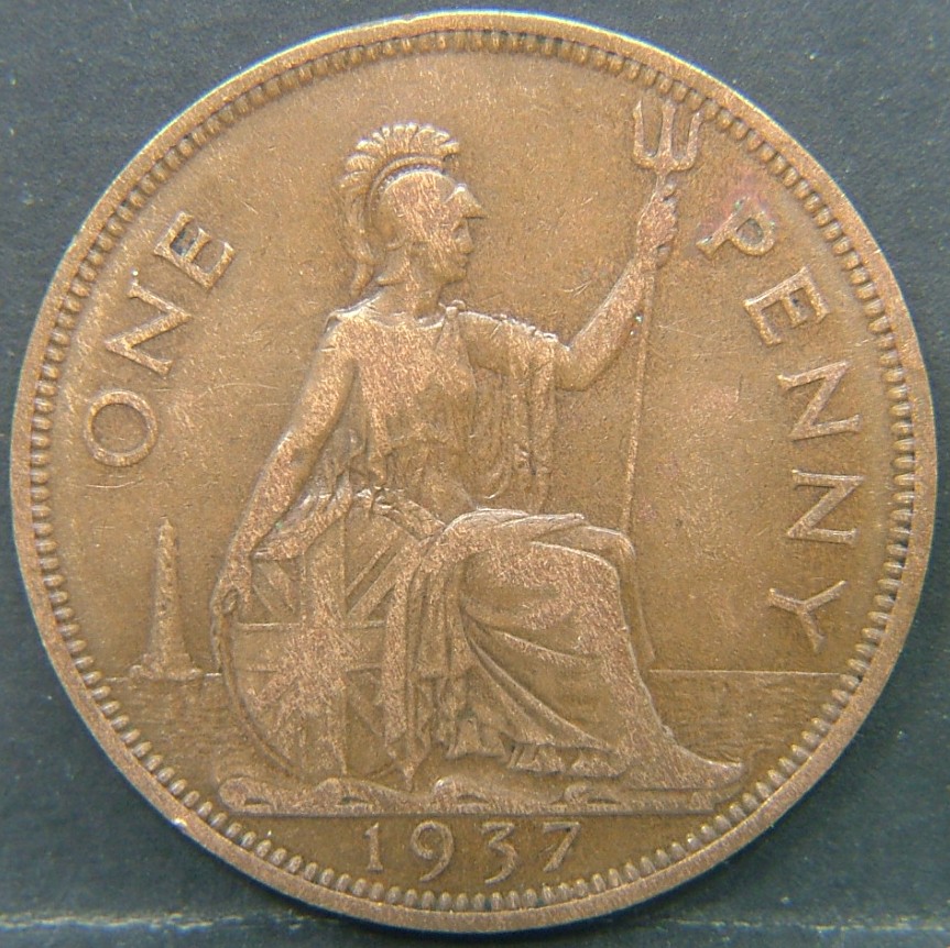 Additional view 2 of 🇬🇧 United Kingdom – Monarchs and Milestones 1 Penny 1937 coin
