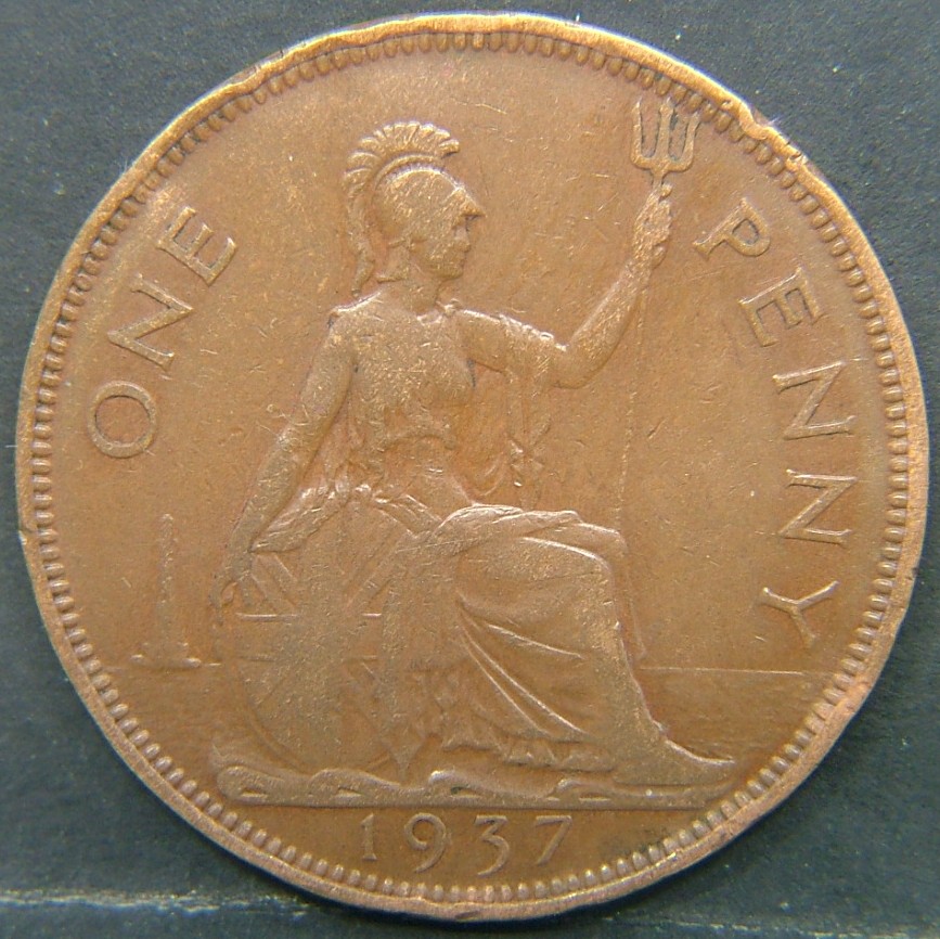 Additional view 2 of 🇬🇧 United Kingdom – Monarchs and Milestones 1 Penny 1937 coin
