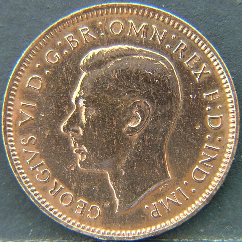 Front side of 🇬🇧 United Kingdom – Monarchs and Milestones Farthing 1939 coin