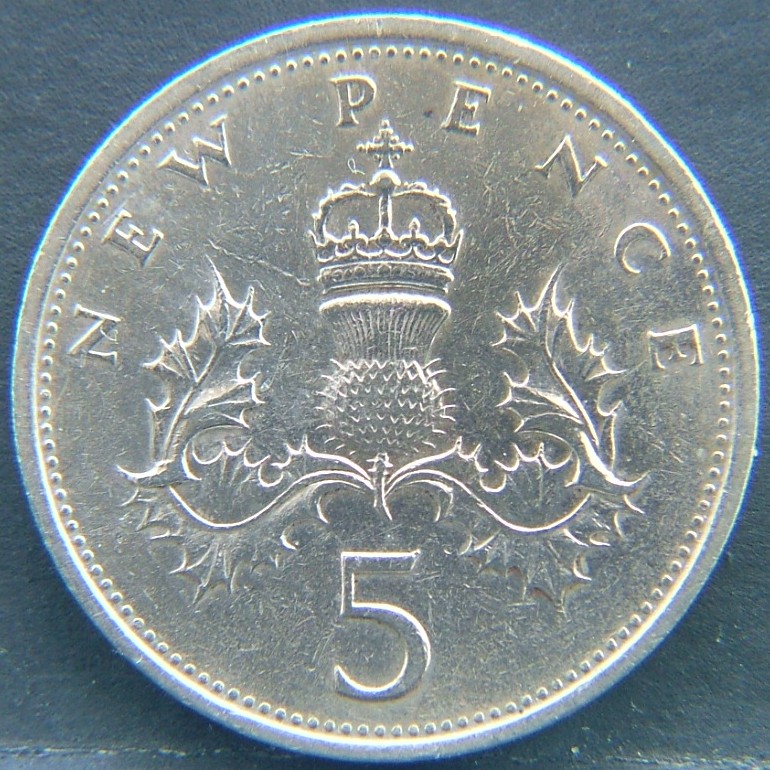 Additional view 1 of 🇬🇧 GREAT BRITAIN – Monarchs and Milestones 5 Pence 1980 coin