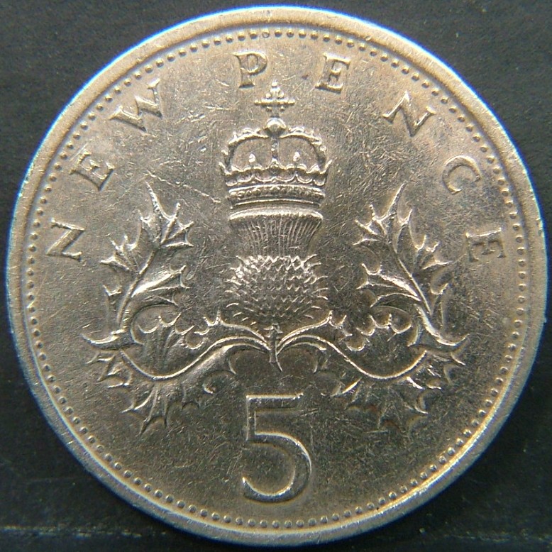Additional view 2 of 🇬🇧 GREAT BRITAIN – Monarchs and Milestones 5 Pence 1980 coin