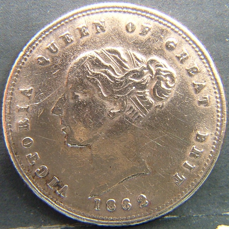 Back side of 🇬🇧 United Kingdom – Monarchs and Milestones Token 1862 coin