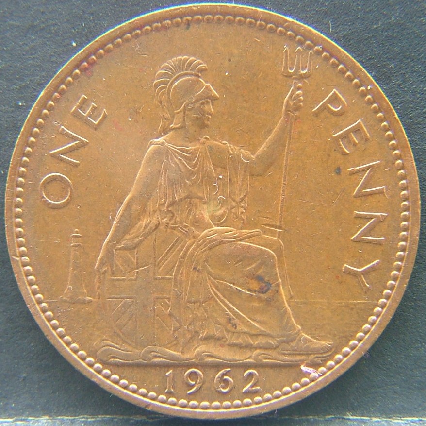 Additional view 1 of 🇬🇧 United Kingdom – Monarchs and Milestones 1 Penny 1962 coin