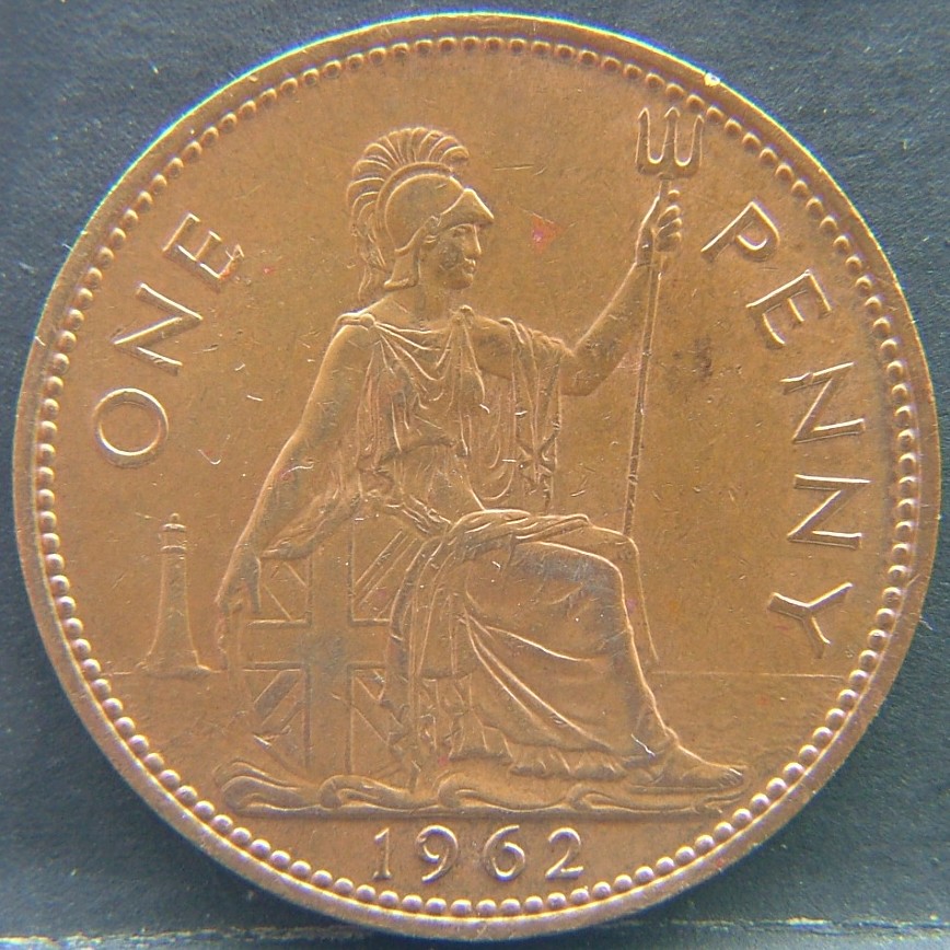 Additional view 2 of 🇬🇧 United Kingdom – Monarchs and Milestones 1 Penny 1962 coin