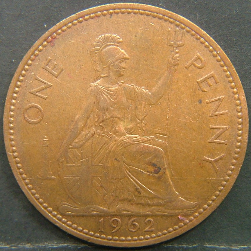 Additional view 2 of 🇬🇧 United Kingdom – Monarchs and Milestones 1 Penny 1962 coin