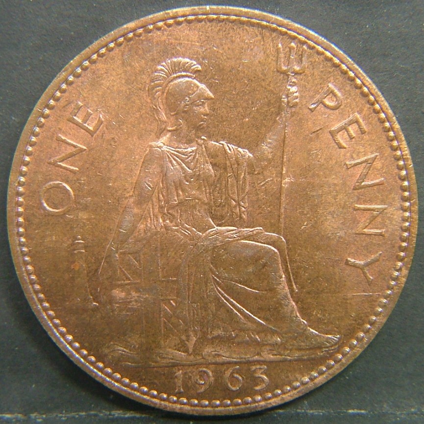 Back side of 🇬🇧 United Kingdom – Monarchs and Milestones 1 Penny 1936 coin