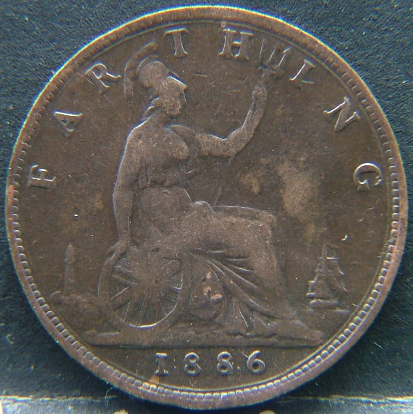 Additional view 1 of 🇬🇧 United Kingdom – Monarchs and Milestones Farthing 1886 coin