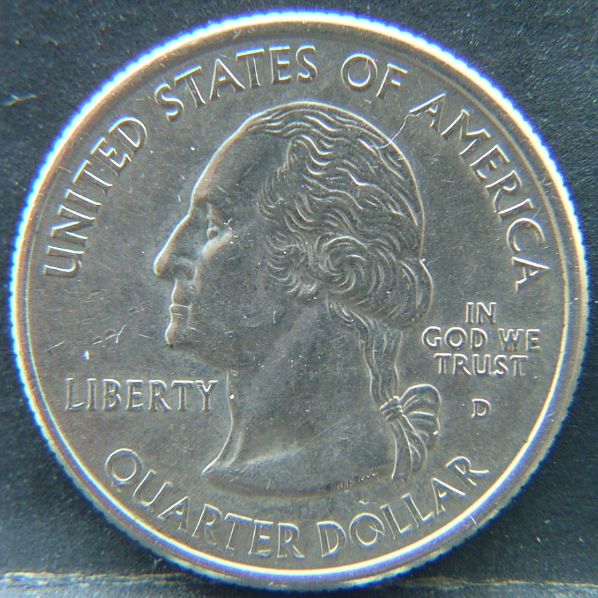 Front side of 🇺🇸 USA – Coins of the United States 25 Cents "D" 2002 coin