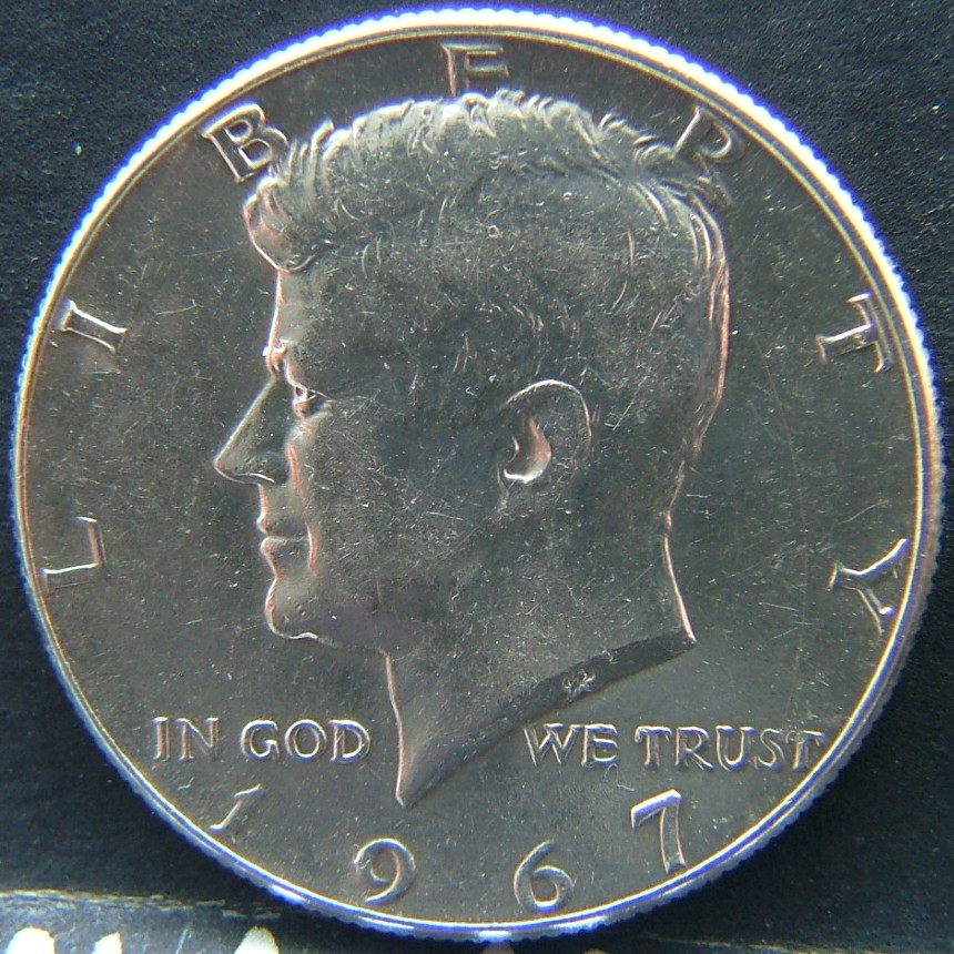 Front side of 🇺🇸 USA – Coins of the United States Half Dollar 1967 coin