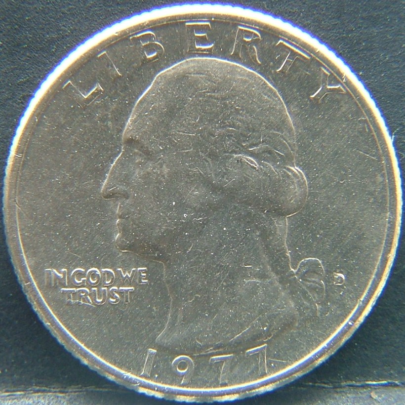 Front side of 🇺🇸 USA – Coins of the United States 25 Cents 1977 coin